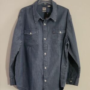 Levi's Casual Blue Button Down Shirt